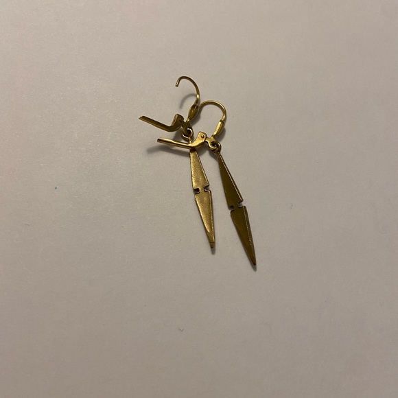 Petite Spike Drop Earrings - Picture 2 of 2